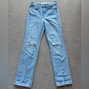 AYR - The Sugar - Light Wash Straight Leg Jeans